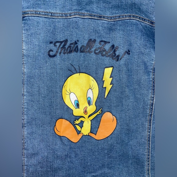 Looney Tunes Tweety Denim Jacket - Picture 3 of 4